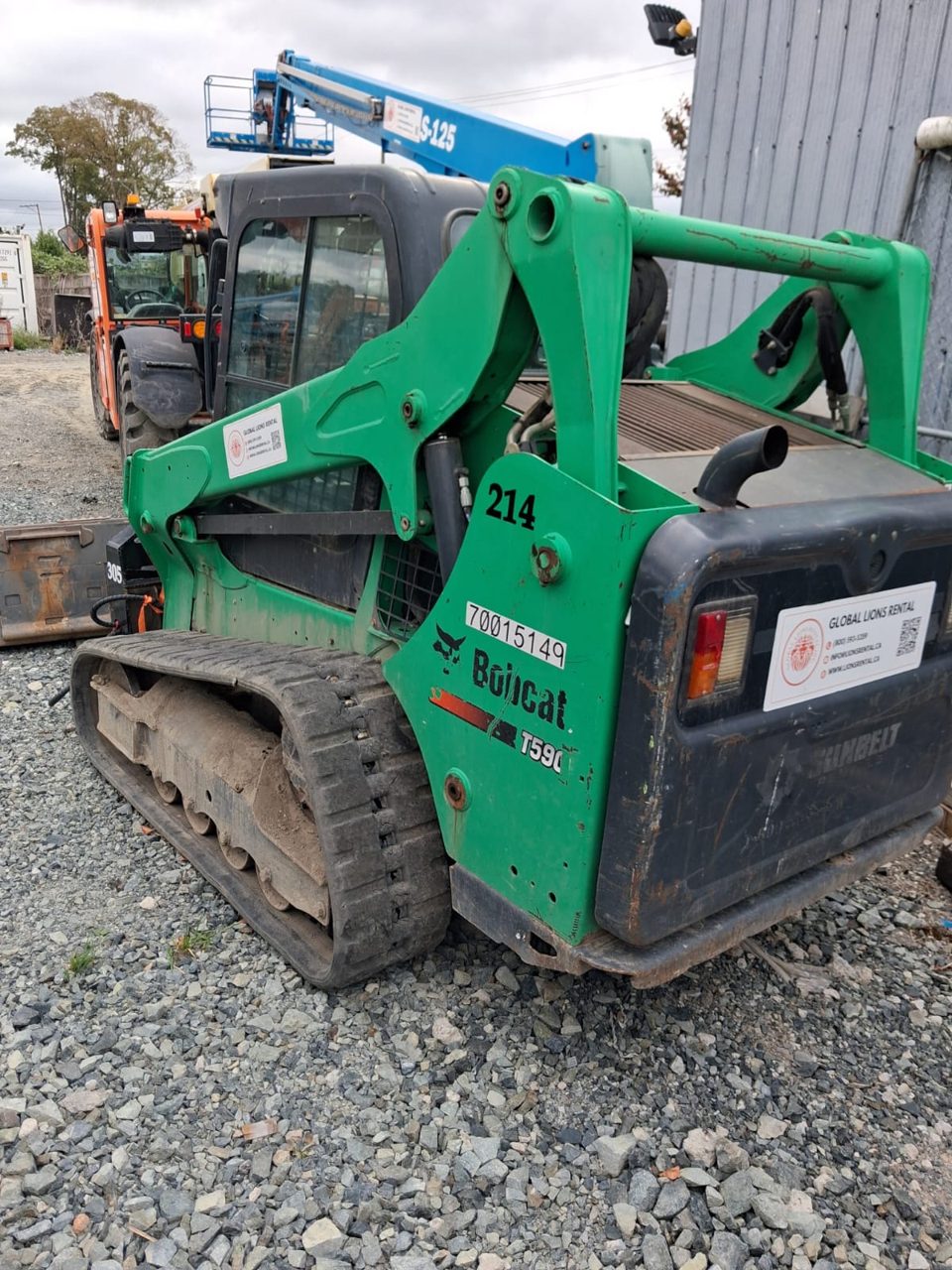 Bobcat skid steers & track loaders
